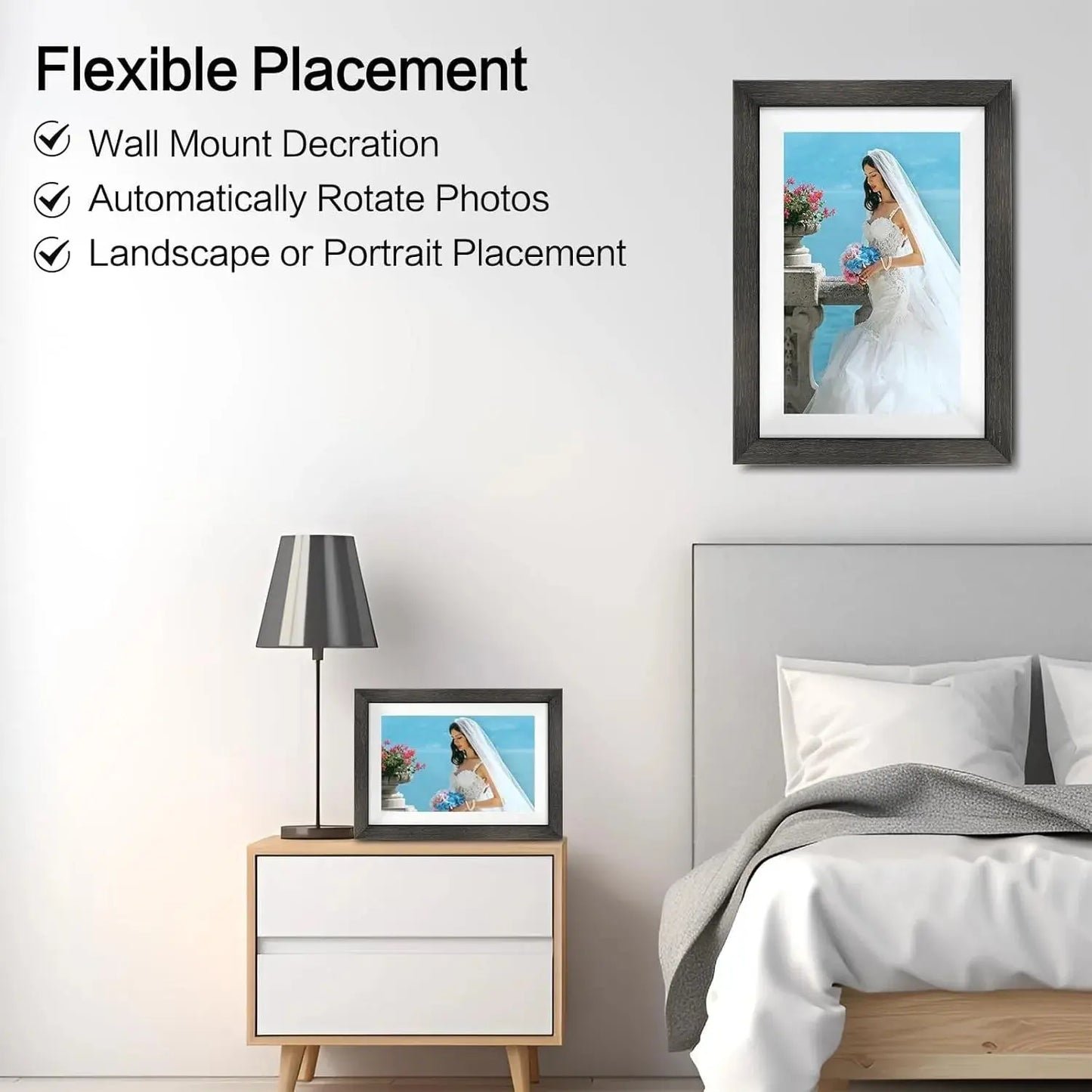 Frameo 10.1" WiFi Smart Digital Photo Frame SKYNIX