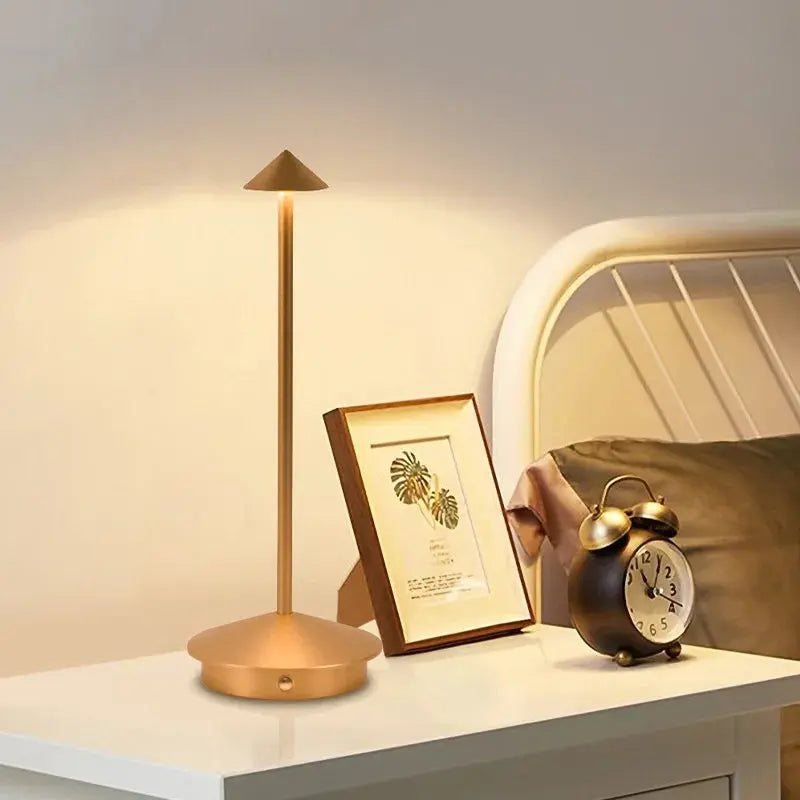 Rechargeable LED Touch Table Lamp – 3 Color Modes, Dimmable Night Desk Light SKYNIX