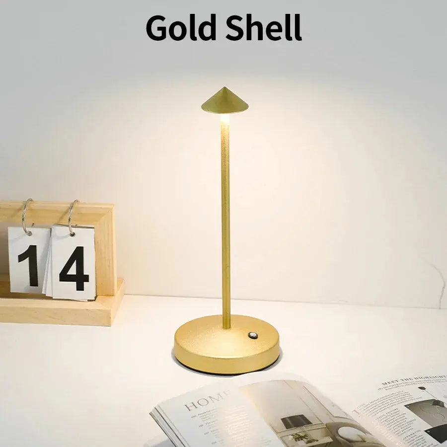 Rechargeable LED Touch Table Lamp – 3 Color Modes, Dimmable Night Desk Light SKYNIX