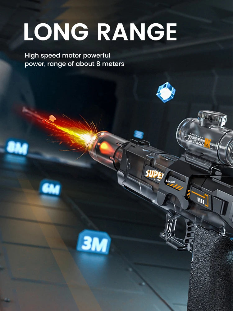 LED Electric Water Gun – Automatic Powerful Blaster