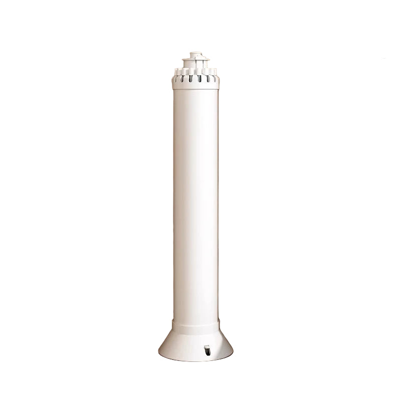 White cylindrical air freshener next to a washing machine with dimensions displayed