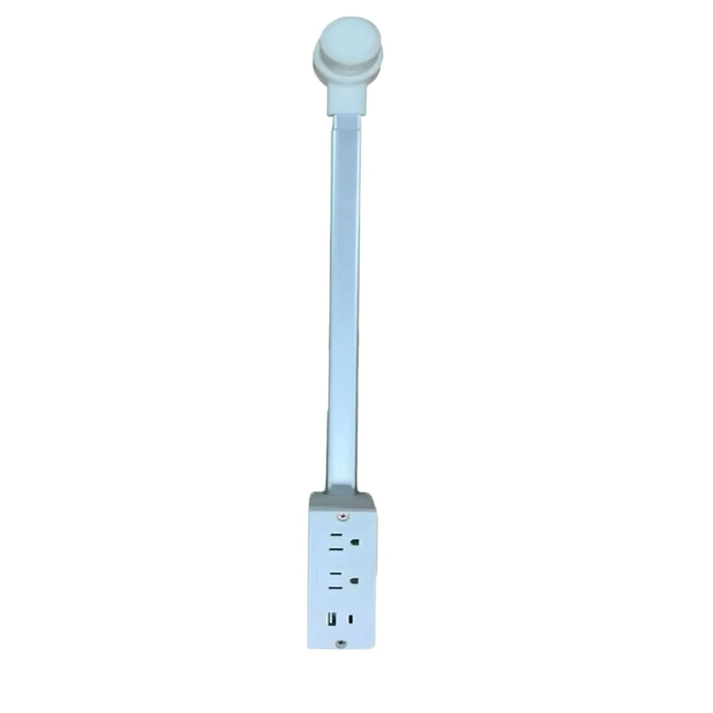 Power Outlet Extender – 2 AC, USB-A & USB-C, 180° Rotatable Plug