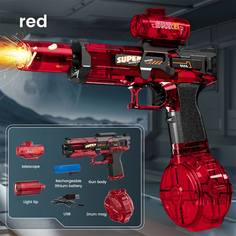 LED Electric Water Gun – Automatic Powerful Blaster
