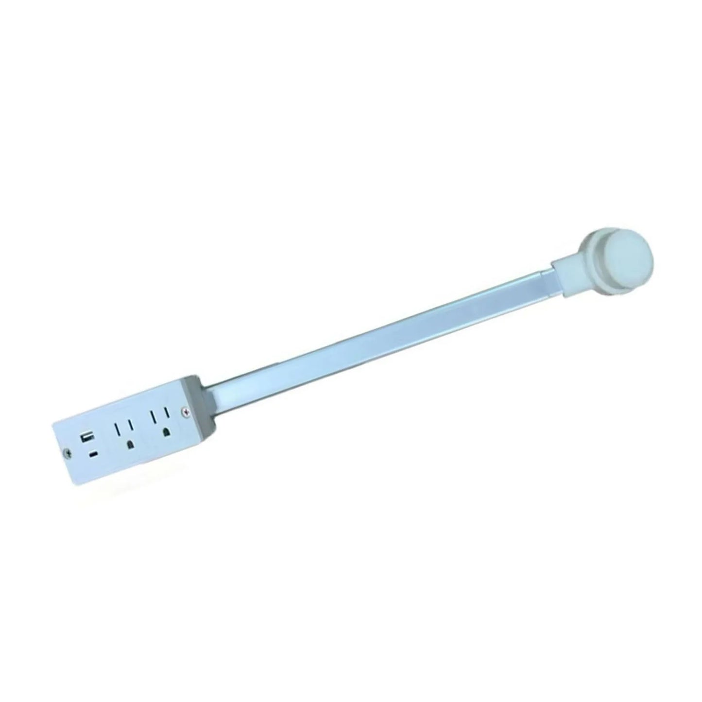Power Outlet Extender – 2 AC, USB-A & USB-C, 180° Rotatable Plug