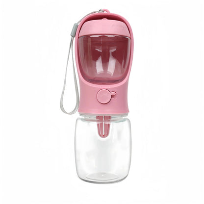 3-in-1 Portable Pet Water Bottle – Travel Cup & Food Dispenser for Dogs/Cats SKYNIX