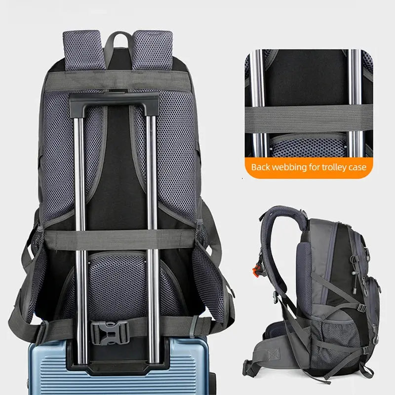 Outdoor backpack Travel Backpack – Reflective Laptop School Bag for Hiking, Trekking, and Daily Use SKYNIX