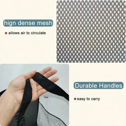 Portable Mesh Pop-Up Laundry Hamper – Breathable, Collapsible & Space-Saving SKYNIX
