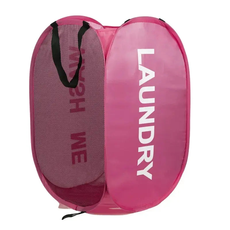 Portable Mesh Pop-Up Laundry Hamper – Breathable, Collapsible & Space-Saving SKYNIX