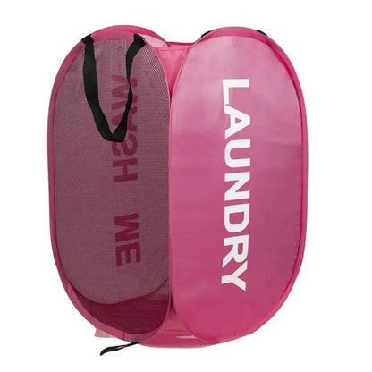 Portable Mesh Pop-Up Laundry Hamper – Breathable, Collapsible & Space-Saving SKYNIX