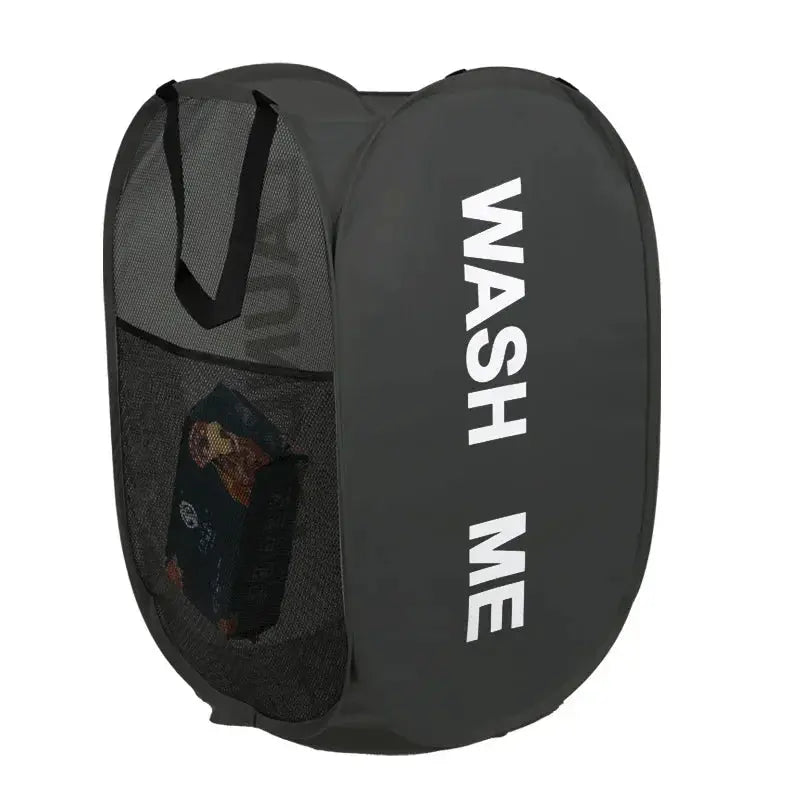 Portable Mesh Pop-Up Laundry Hamper – Breathable, Collapsible & Space-Saving SKYNIX