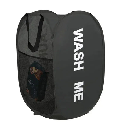 Portable Mesh Pop-Up Laundry Hamper – Breathable, Collapsible & Space-Saving SKYNIX