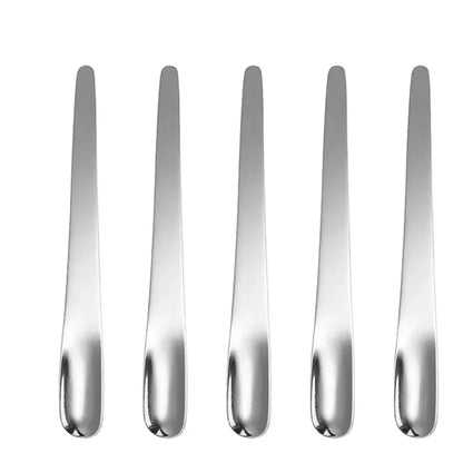 Stainless Steel Tea & Espresso Spoon – Flat Coffee Stirrer, Dessert Scoop & Bar Mixer Spoon