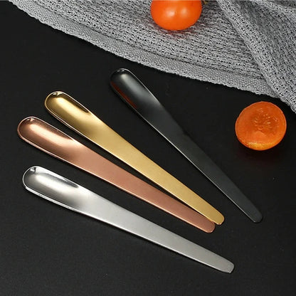 Stainless Steel Tea & Espresso Spoon – Flat Coffee Stirrer, Dessert Scoop & Bar Mixer Spoon