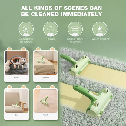 🐾 Pet Hair Remover Roller – Self-Cleaning Lint Brush for Dogs & Cats