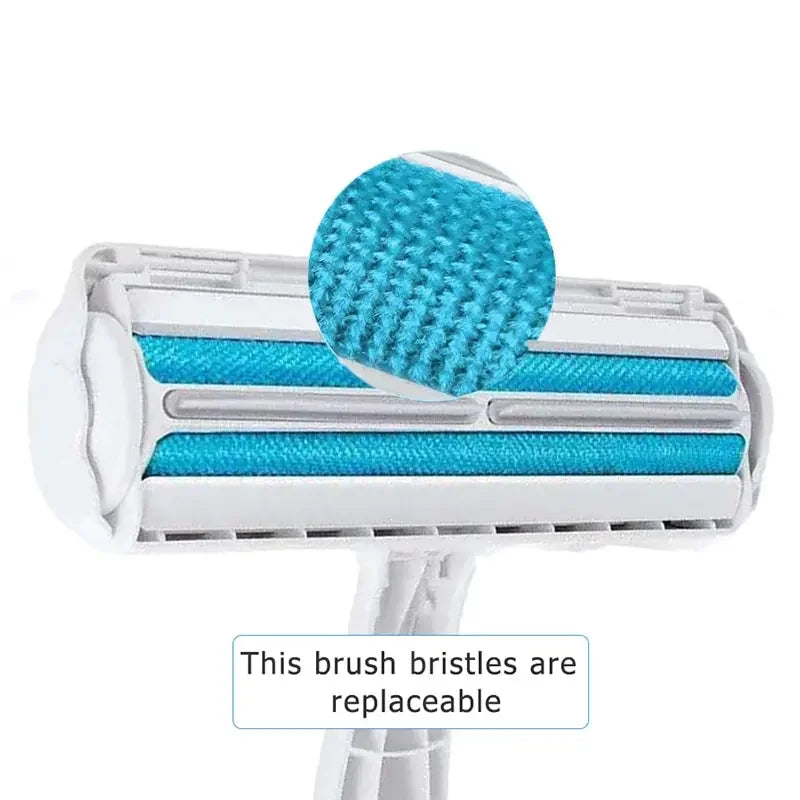 🐾 One-Hand Operated Pet Hair Remover Roller – Self-Cleaning Lint Brush for Dogs & Cats