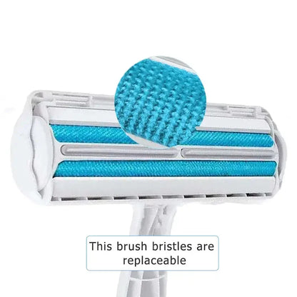 🐾 One-Hand Operated Pet Hair Remover Roller – Self-Cleaning Lint Brush for Dogs & Cats
