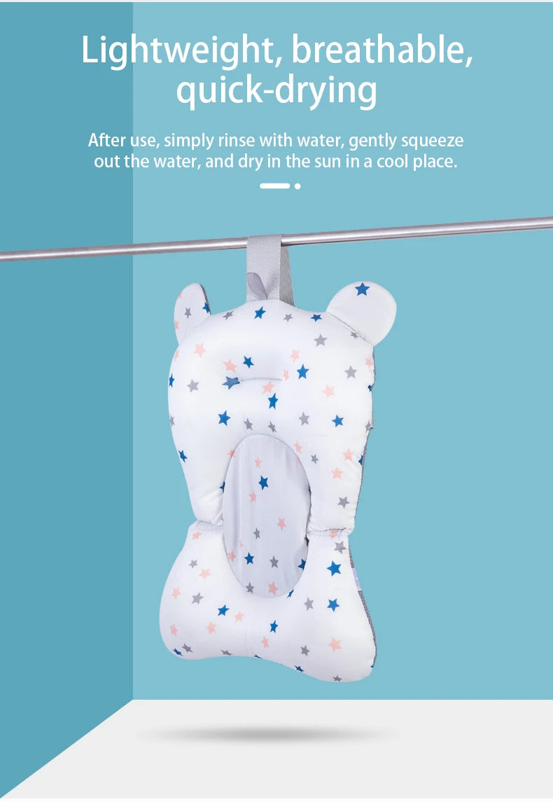 Baby Bath Support Pad – Foldable Newborn Hammock Seat
