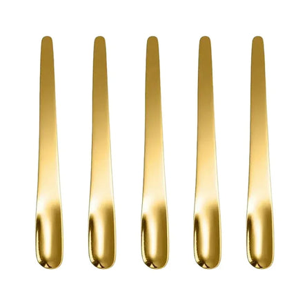 Stainless Steel Tea & Espresso Spoon – Flat Coffee Stirrer, Dessert Scoop & Bar Mixer Spoon