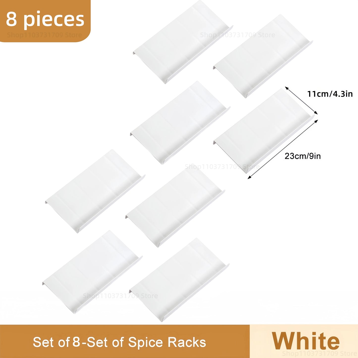 4-Layer Kitchen Spice Drawer Organizer – Adjustable Rack