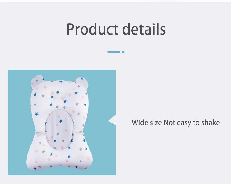 Baby Bath Support Pad – Foldable Newborn Hammock Seat