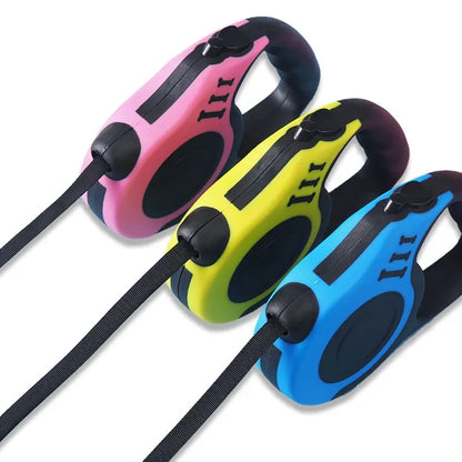 Retractable Duel Dog Leash 3M/5M – Automatic Pet Traction Rope for Small & Medium Dogs