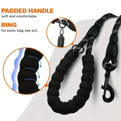 Reflective Dog Leash with Comfortable Padded Handle - SKYNIX