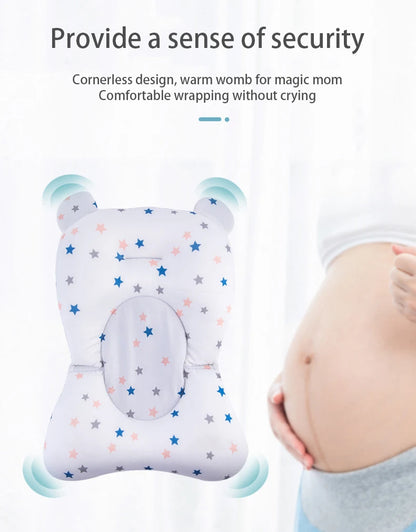 Baby Bath Support Pad – Foldable Newborn Hammock Seat