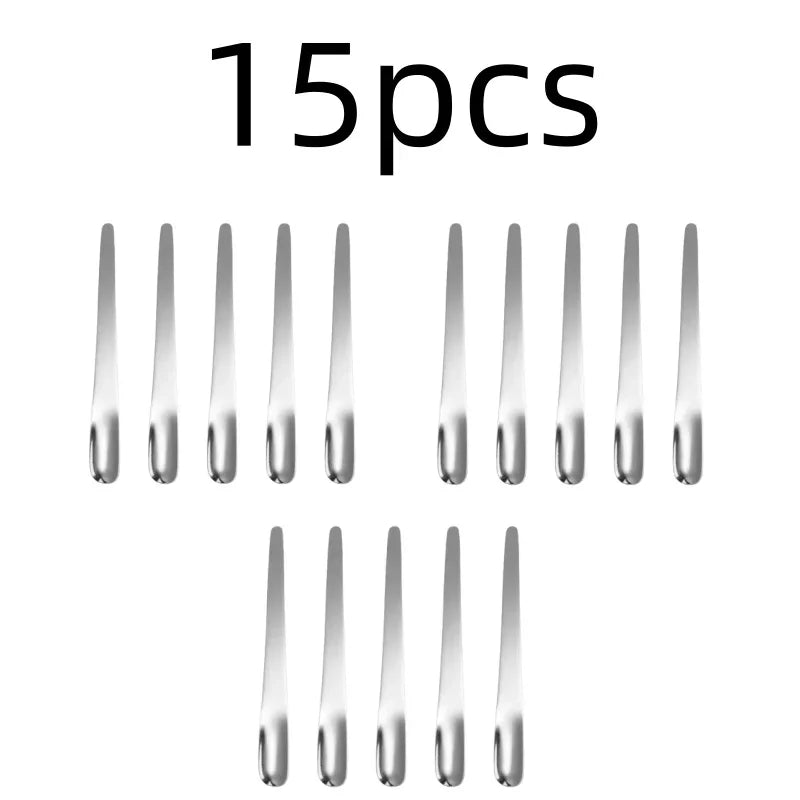 Stainless Steel Tea & Espresso Spoon – Flat Coffee Stirrer, Dessert Scoop & Bar Mixer Spoon