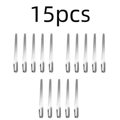 Stainless Steel Tea & Espresso Spoon – Flat Coffee Stirrer, Dessert Scoop & Bar Mixer Spoon