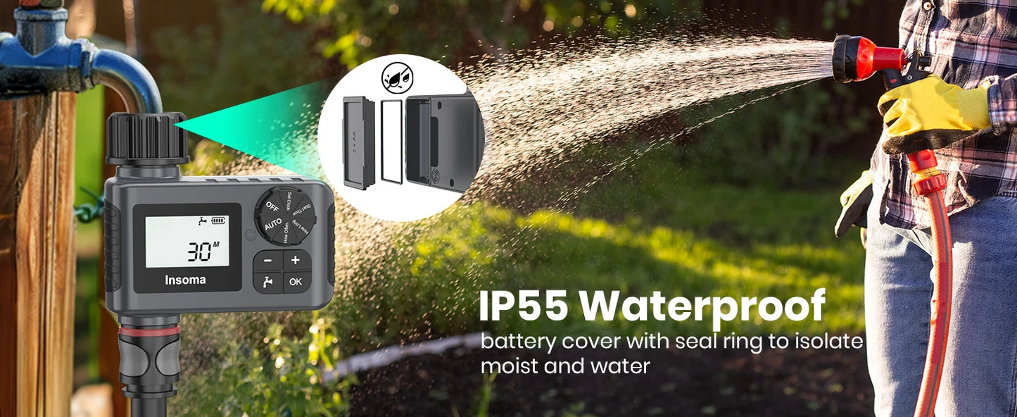 Automatic Garden Water Timer – LCD Irrigation Controller