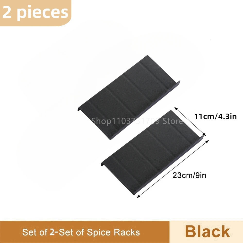 4-Layer Kitchen Spice Drawer Organizer – Adjustable Rack