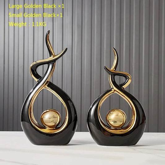 Nordic Ceramic Angel Figurine – Retro Home Decor Sculpture for Living Room, Desk & Interior Styling