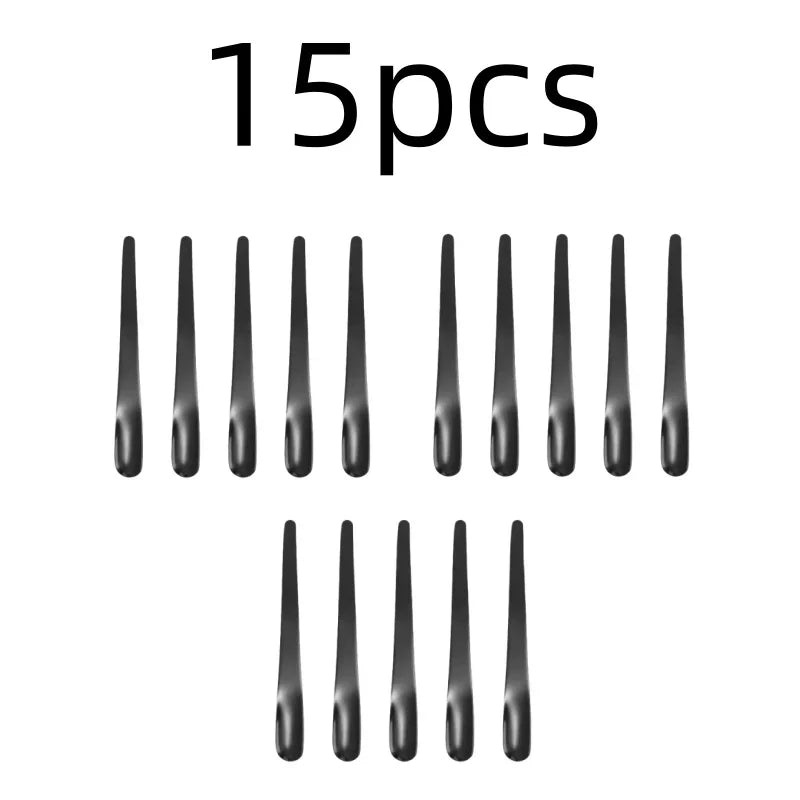 Stainless Steel Tea & Espresso Spoon – Flat Coffee Stirrer, Dessert Scoop & Bar Mixer Spoon