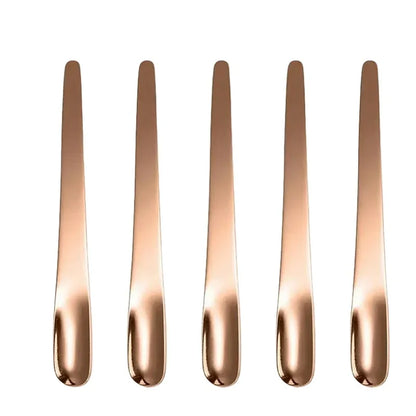 Stainless Steel Tea & Espresso Spoon – Flat Coffee Stirrer, Dessert Scoop & Bar Mixer Spoon