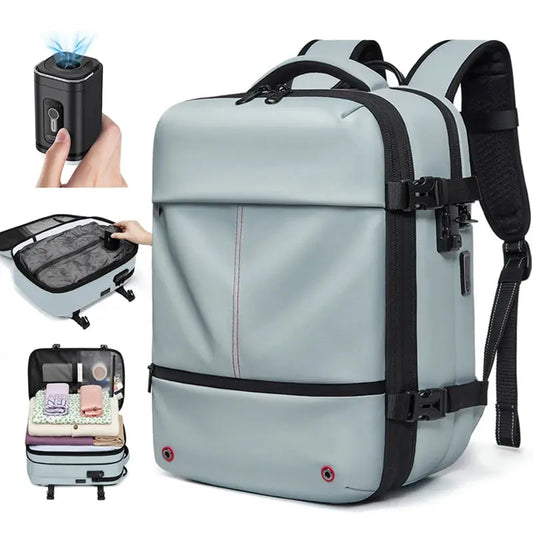 Travel Laptop Backpack 16" – USB Charging, Vacuum Compression, Business Use SKYNIX