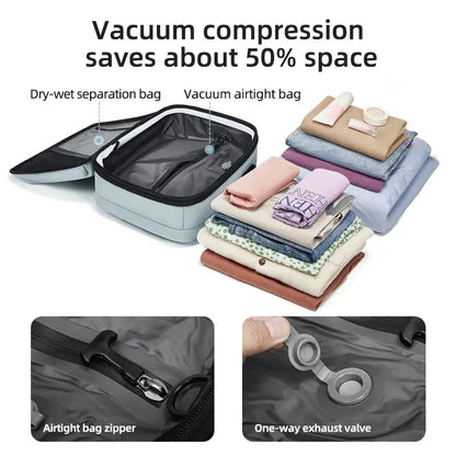 Travel Laptop Backpack 16" – USB Charging, Vacuum Compression, Business Use SKYNIX