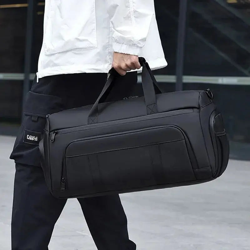 Waterproof Duffel Bag with Shoe Compartment – Outdoor, Gym, Swimming, Fitness & Yoga Satchel SKYNIX