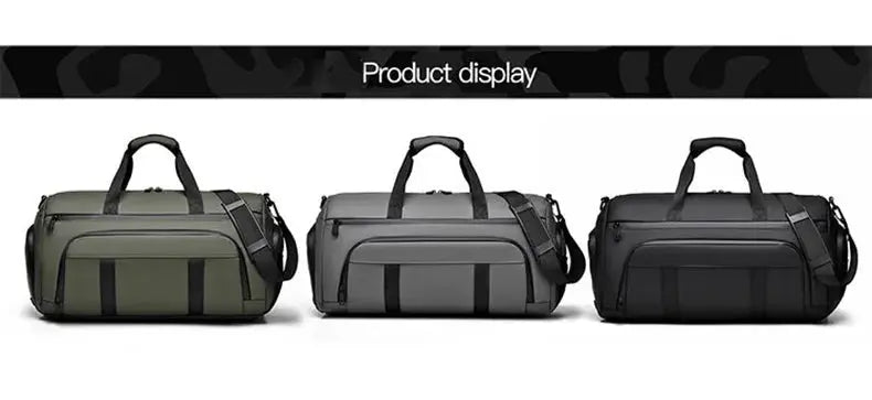 Waterproof Duffel Bag with Shoe Compartment – Outdoor, Gym, Swimming, Fitness & Yoga Satchel SKYNIX