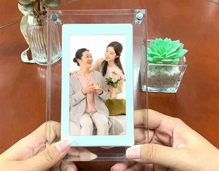 🖼️ Zoeydam 5-Inch Acrylic Digital Photo Frame – Built-in 4GB Memory | Crisp Display | Compact & Stylish SKYNIX